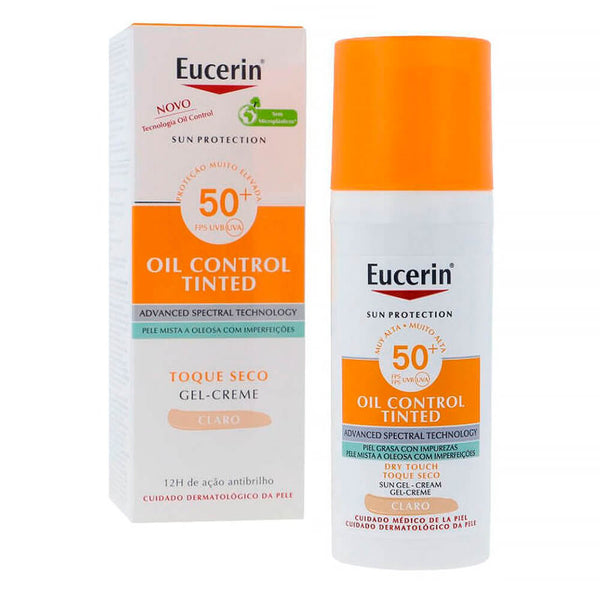 Eucerin Sun Protección Spf50+ Oíl Control Color Claro 50 ml