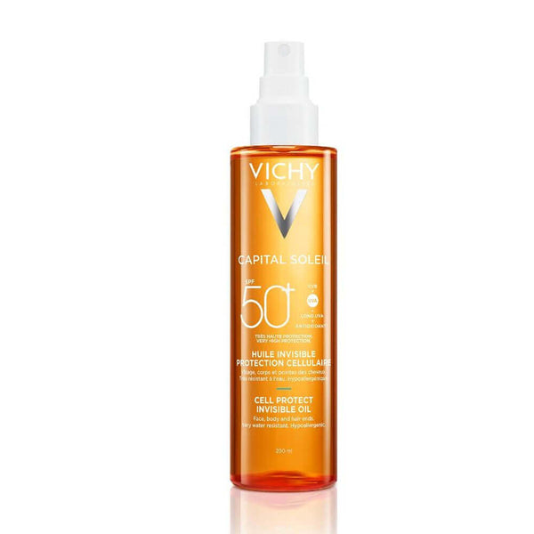 Vichy Capital Soleil Spf50+ Cell Protect Aceite Corporal Y Cabello 200 ml