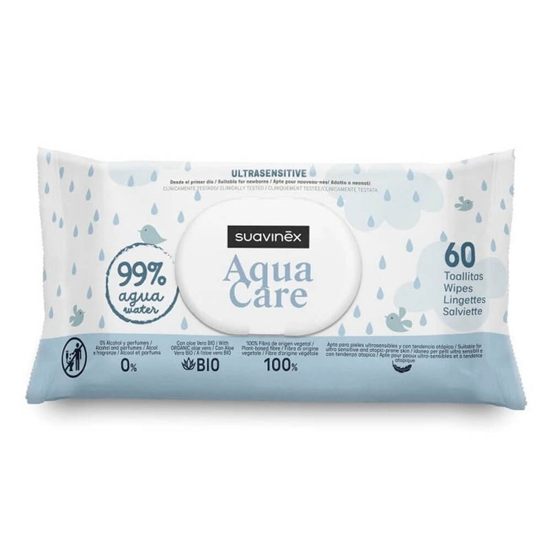 Suavinex Toallitas Aqua Ultrasensitive 60 Toallitas