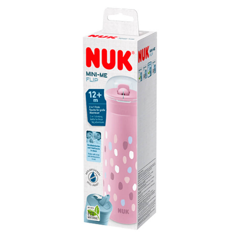 Nuk Botella Mini-Me Lila-Lunares +12M 450 ml