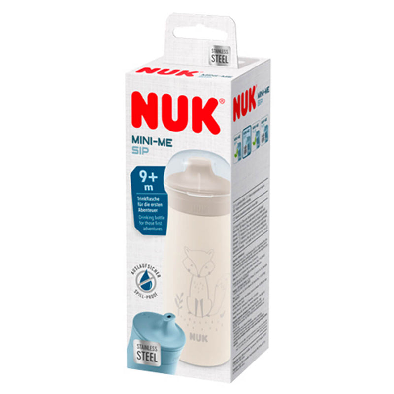 Nuk Botella Mini-Me Acero Inoxidable Zorro +9M 300 ml