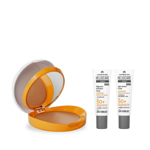 Cantabria Heliocare 360º Spf50+ Oil-Free Compact Beige 10 gr + Regalo Protector Age Fluid y Pigment Fluid 3 ml