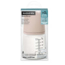 Suavinex Biberón Silicona Zero Flujo S 180 ml Almond Medium