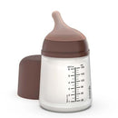 Suavinex Biberón Silicona Zero Flujo A 180 ml Caramel Deep