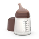 Suavinex Biberón Silicona Zero Flujo S 180 ml Caramel Deep