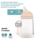 Suavinex Biberón Silicona Zero Flujo M 270 ml Light Sand