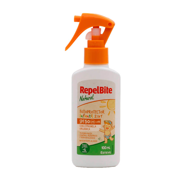 Repelbite Natural Fotoprotector Infantil Spf 50 1 Envase 100 ml