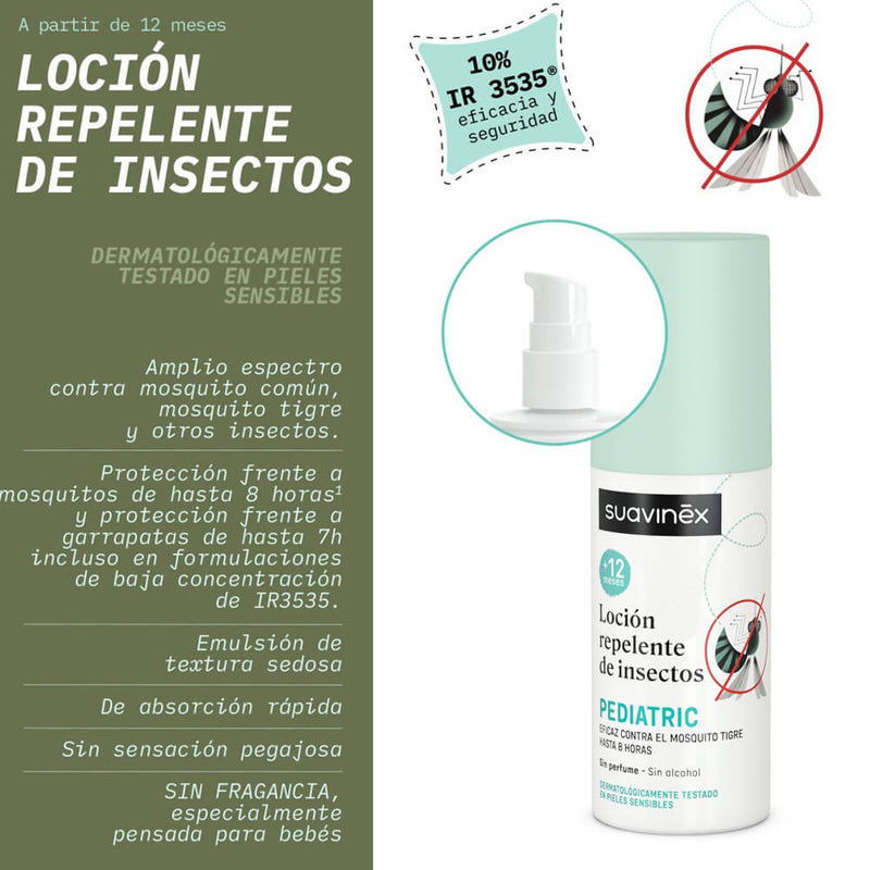 Suavinex Loción Repelente Insectos Pediatric 100 ml