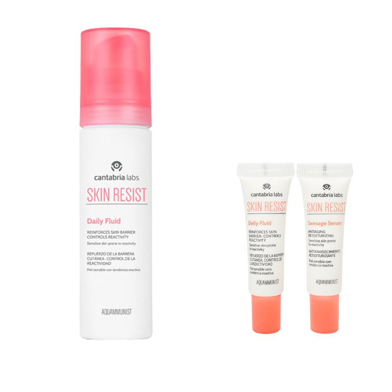 Cantabria Skin Resist Daily Fluid 50 ml + Regalo Sensage Serum 3 ml y Daily Fluid 5ml