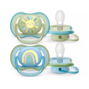 Philips Avent Chupete Ultra Air Sol Arcoíris Niño 0-6M 2 Unidades