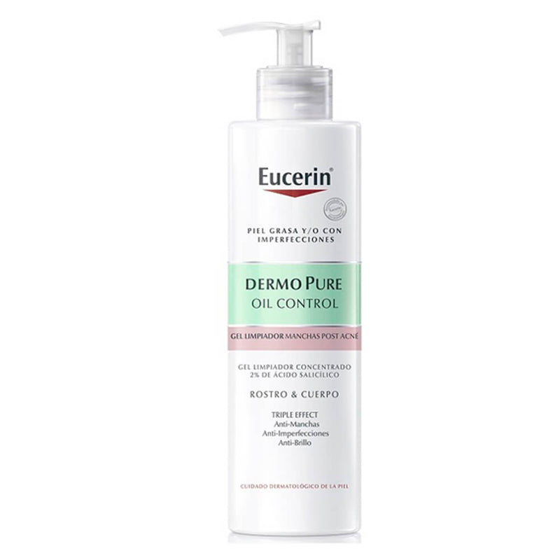 Eucerin Dermopure Gel Limpiador Triple Efecto 400 ml