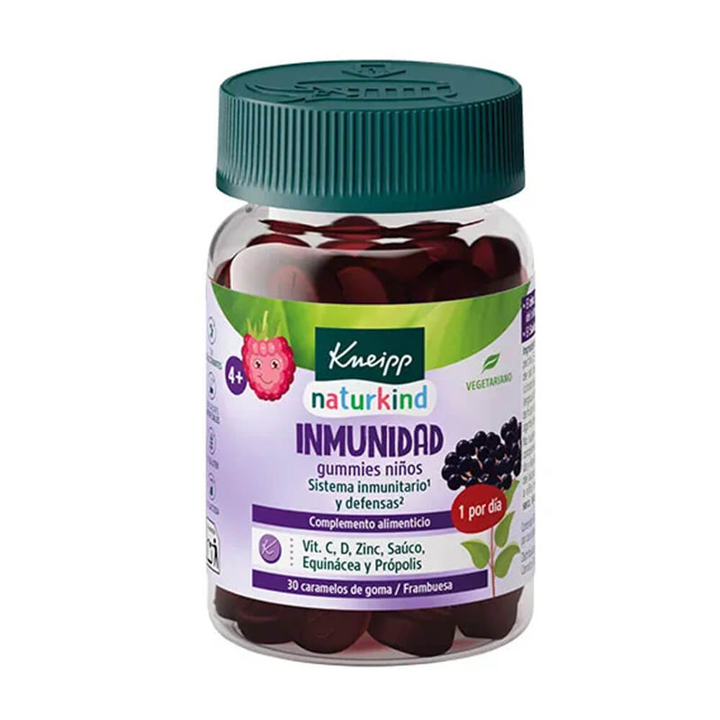 Kneipp Gominolas Niños Inmunidad 30 Caramelos Frambuesa