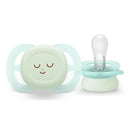 Philips Avent Chupete Silicona Ultra Start Nocturno Niño 0-2M 2 Unidades