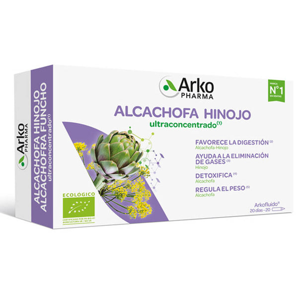Arkofluído Alcachofa+Hinojo 20 Ampollas