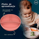 Suavinex Plato Divisiones Silicona Selection +4Meses Verde 219096