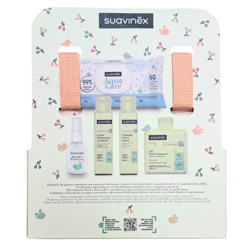 Suavinex Canastilla Baby Care Mini Bag Set Color Verde