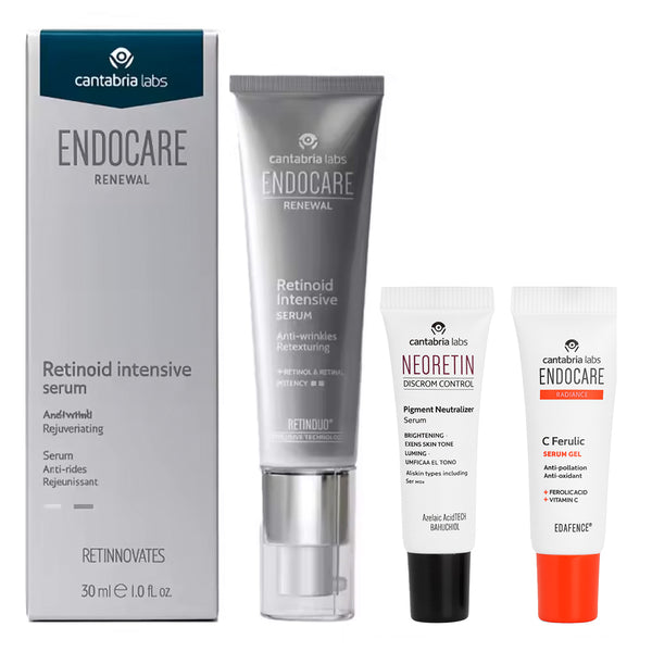 Cantabria Endocare Renewal Retinoid Intensive Sérum 30 ml + Regalo Pigment Solution Fluid Spf50+ 3 ml Y Endocare Ce Ferulic Sérum 3 ml