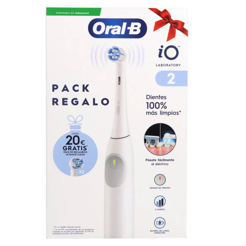 Oral-B Cepillo Eléctrico Io2 Blanco + 2 Recambios Gratis Pack