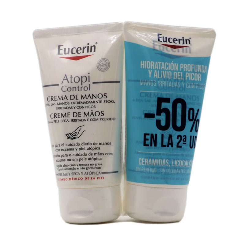 Eucerin Atopicontrol Crema Manos 75 ml Duplo