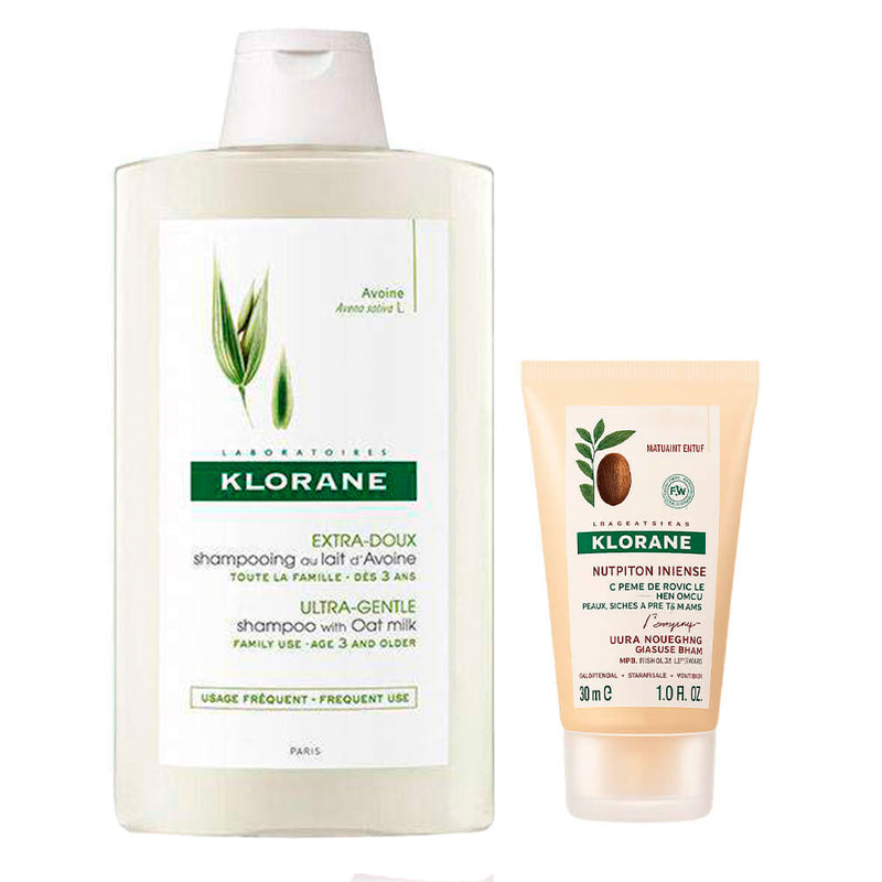 Klorane Avena Champú 400 ml + Regalo Crema de Ducha Nutrition Intense 30 ml