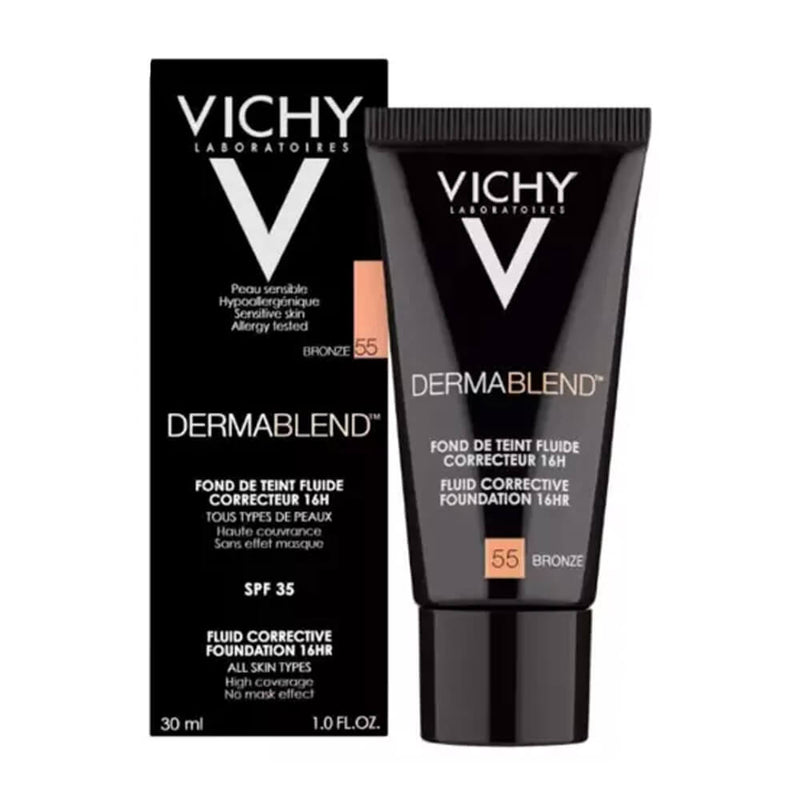 Vichy Dermablend Fluido Nº55 Bronze 30 ml