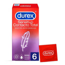 Durex Sensitivo Contacto Total Preservativos 6 Unidades