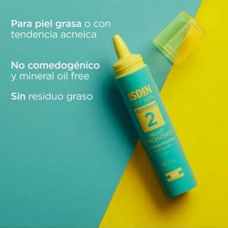 Isdin Acniben Teen Skin Night Concentrate Anti-Imperfecciones Sérum 27 ml + Regalo Limpiador Gel Matificante 50 ml