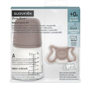 Suavinex Set De Inicio Zero Chupete -2-2 M + Bibe 180 ml Pack Caramel Deep