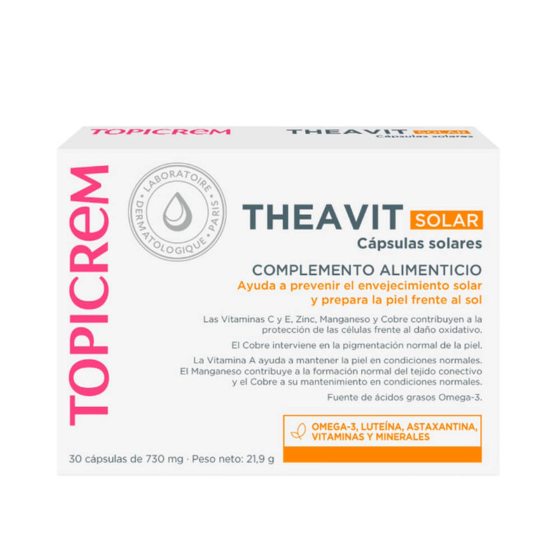 Topicrem Theavit Solar 30 Capsulas