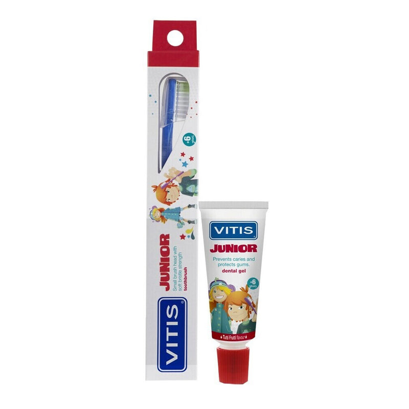 Vitis Cepillo Dental Infantil Junior + Regalo gel dentifrico 15 ml