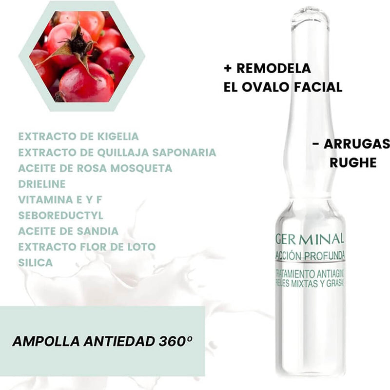 Germinal Tto. Antiaging Piel Mixta 30 Ampollas