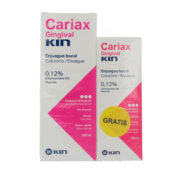 Kin Cariax Gingival Colutorio 500 ml + Regalo  Cariax Gingival Colutorio