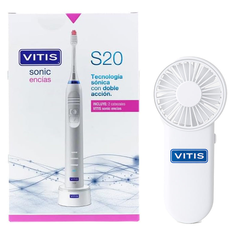 Vitis Cepillo Electrico Encias Sonic S20 + Regalo Ventilador Portatil