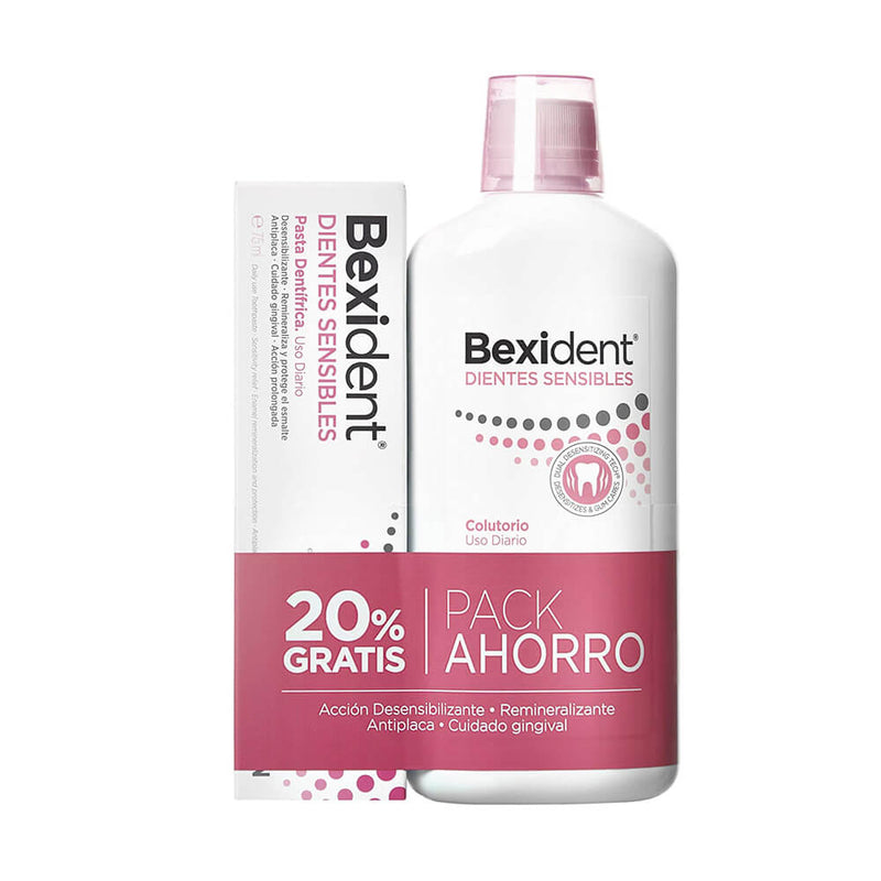 Bexident Dientes Sensibles Pack Pasta + Colutorio