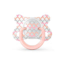 Suavinex 188621 Chupete Silicona Fisiológico Fusión Rosa Trenzado 2-4 M 1 U