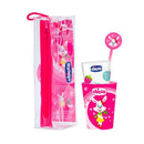 Chicco Travel Set Higiene Bucal Rosa