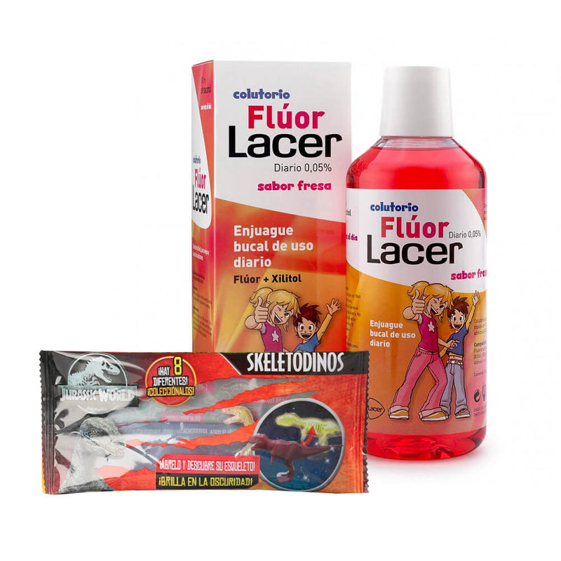 Lacer Flúor Lacer Diario Colutorio Fresa 500 Ml + Regalo Juguete