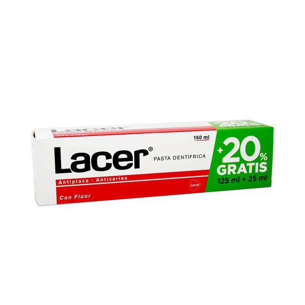 Lacer Pasta Dental 125 ML + Regalo 25 ml