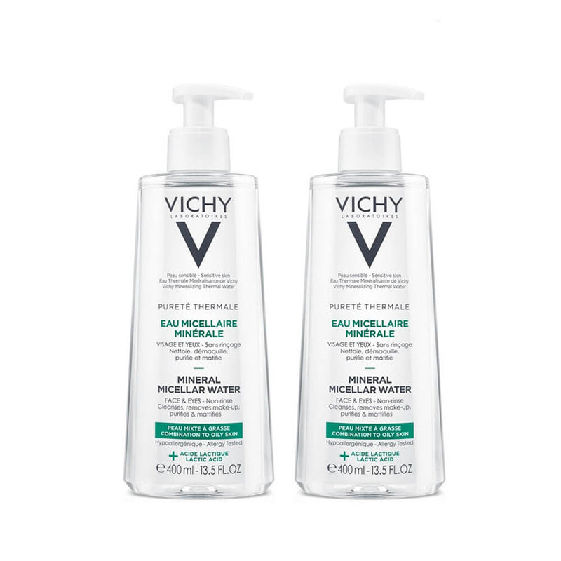 Vichy Agua Micelar Mineral Normal/Mixta 2X 400Ml