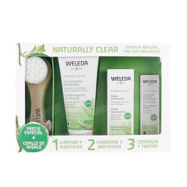 Weleda Naturally Clear + Regalo Cepillo Pack