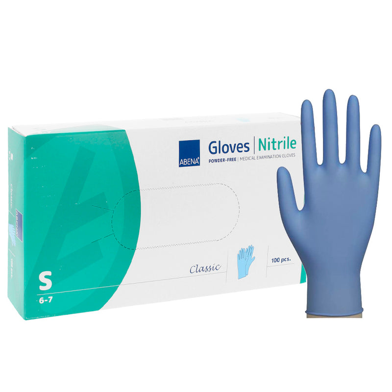 Abena Guantes Nitrilo Azul Talla S 100 Unidades