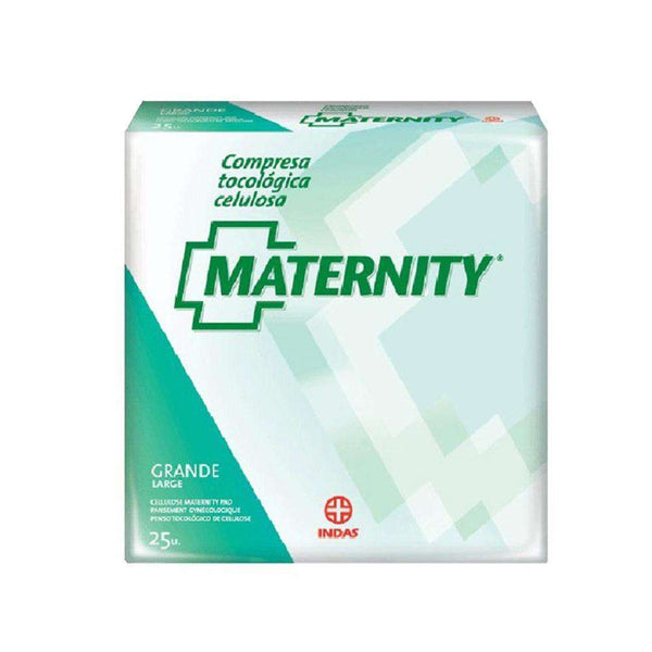 Maternity Compresas Tocológicas Celulosa 25 Unidades