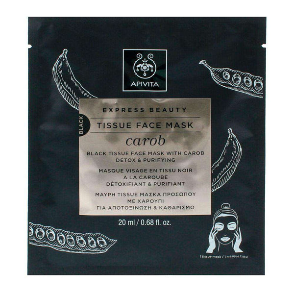 Apivita Express Mascarilla Detox-Purificante Carbón 20 ml