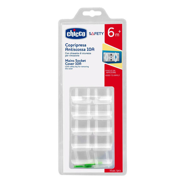 Chicco Protege Enchufes +6M 10 Unidades