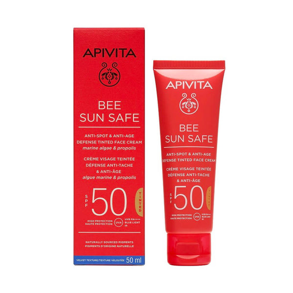 Apivita Bee Sun Safe Spf50+ Crema Antiedad Color 50 ml