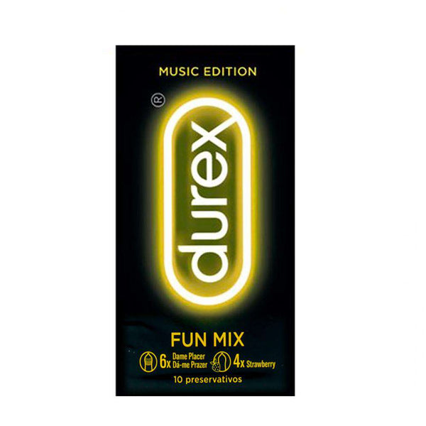 Durex Preservativos Music Fun Mix 10 Unidades