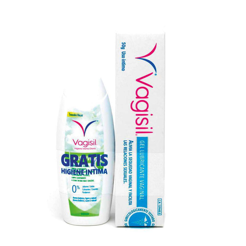 Vagisil Gel Lubricante Vaginal 50 g + Regalo Jabón Higiene Íntima Sensitive 50 ml (1)