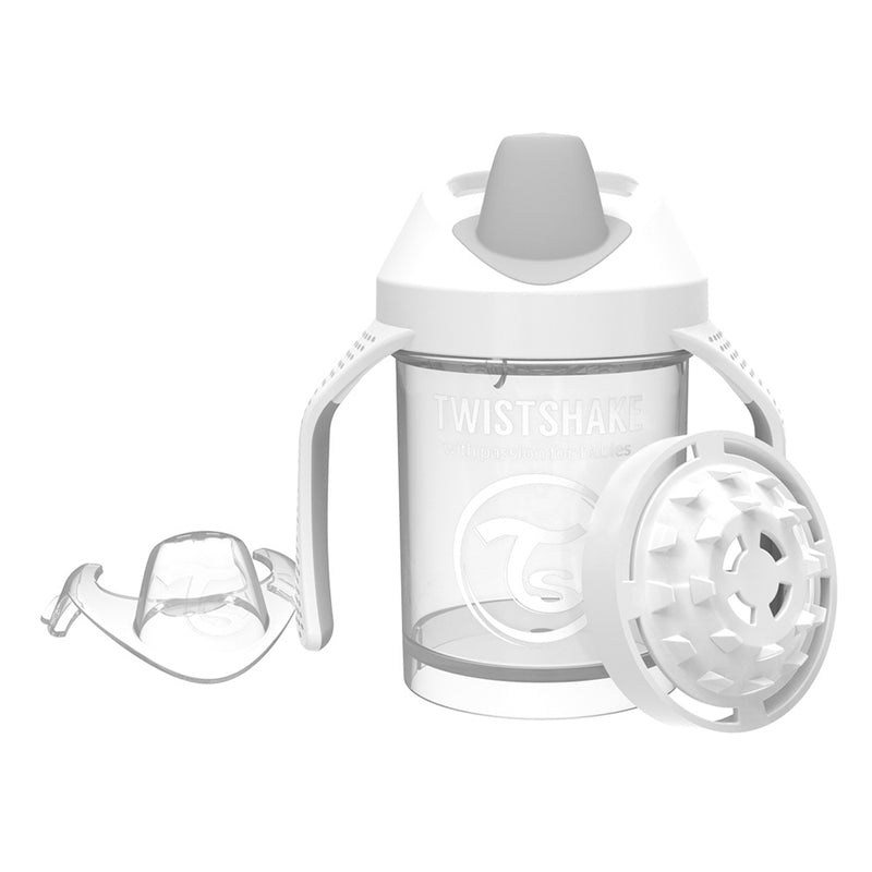 Twistshake Minivaso Asas Blanco +4M 230 ml (Mini Cup)