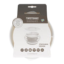 Twistshake Plato Dividido Blanco