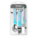 Twistshake Set Cubiertos +12M Azul